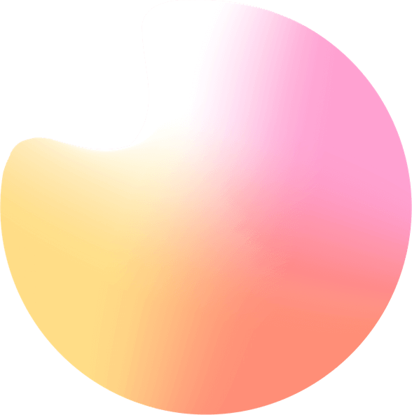 figura rosa e arancione