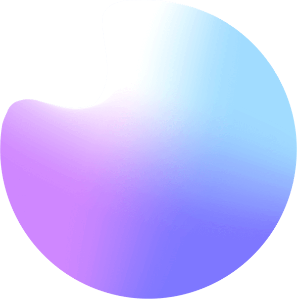 figura viola e azzurra