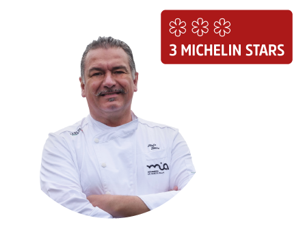 italo bassi tre stelle Michelin