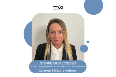 Carmen Mihaela Aelenei: da receptionist a segretaria di studio medico