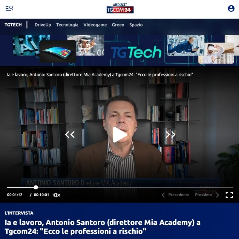Tg Com 24 – Mia academy